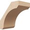 Ekena Millwork 5-inch W x 8-inch D x 8-inch H Legacy Rough Cedar Woodgrain TimberThane Knee Brace, Primed BRCUR05X08X08LECRCPR - alternate 1